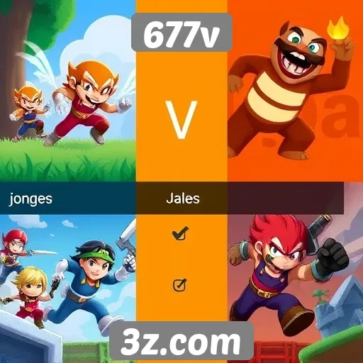 Comparação entre jogos populares no 677v